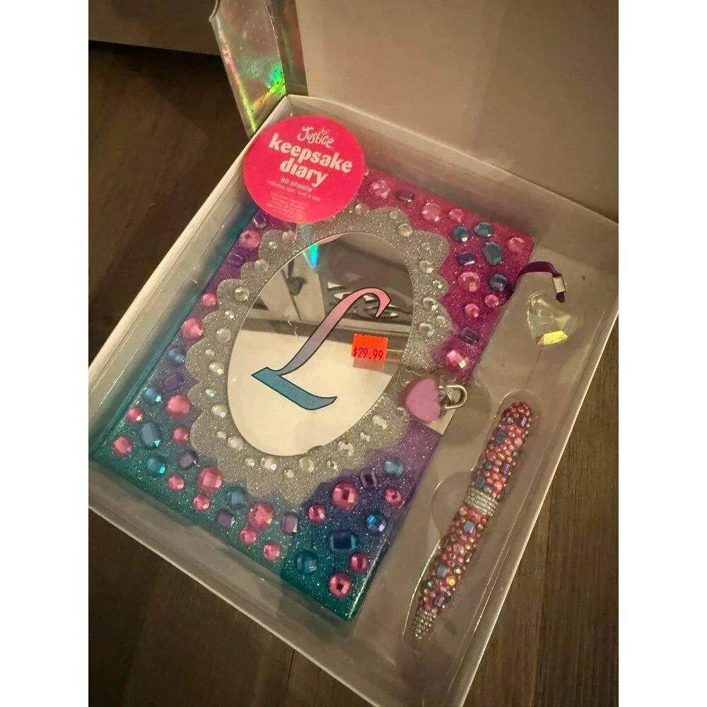 Justice Keepsake Diary with Letter L